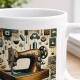 Tasse »Die Kunst des Nähens - Iconic Illustration«
