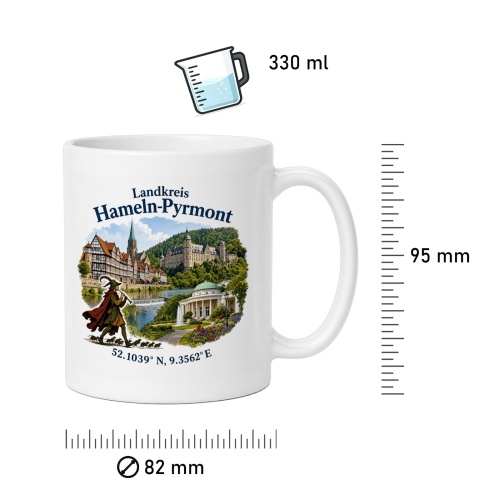 Tasse »Landkreis Hameln-Pyrmont«