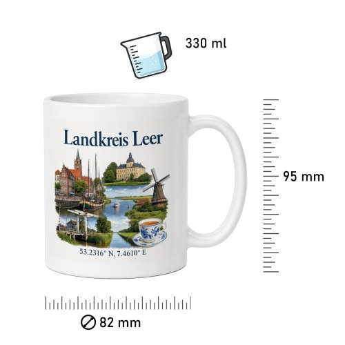 Tasse »Landkreis Leer«