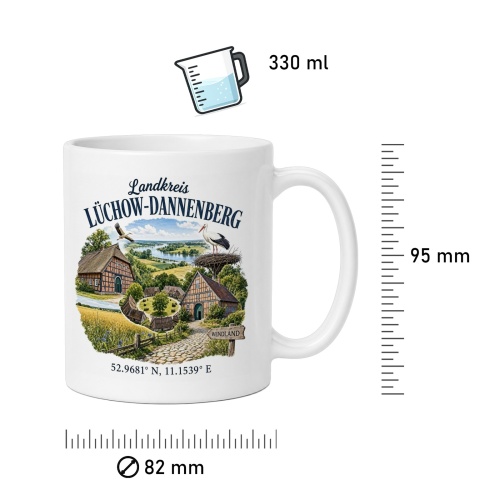 Tasse »Landkreis Lüchow-Dannenberg«