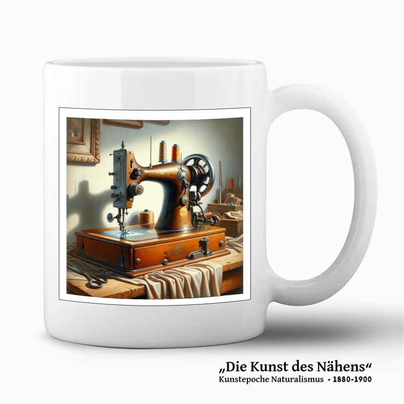 Tasse "Die Kunst des Nähens - Naturalismus"