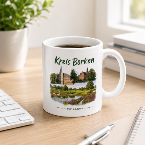Tasse »Kreis Borken – Sehenswürdigkeiten...