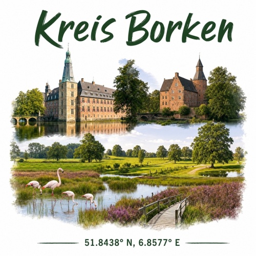 Tasse »Kreis Borken – Sehenswürdigkeiten & Natur«