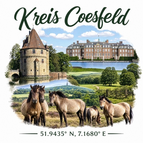 Tasse »Kreis Coesfeld – Sehenswürdigkeiten & Natur«