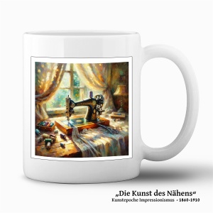 Tasse "Die Kunst des Nähens -...