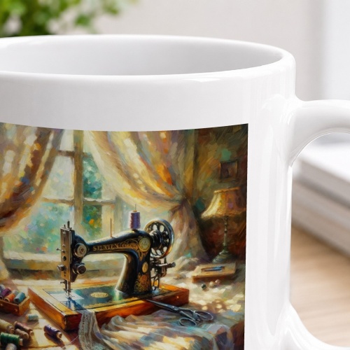 Tasse »Die Kunst des Nähens - Impressionismus«