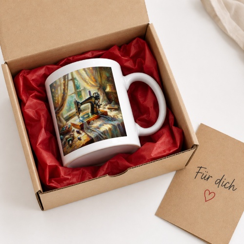 Tasse »Die Kunst des Nähens - Impressionismus«