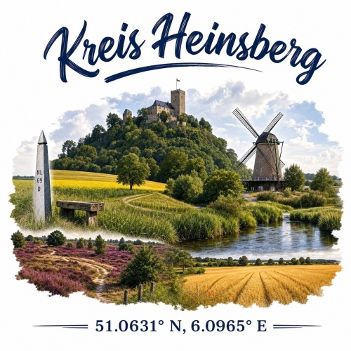 Tasse »Kreis Heinsberg – Landmarken & Natur«