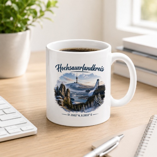 Tasse »Hochsauerlandkreis« Winterpanorama