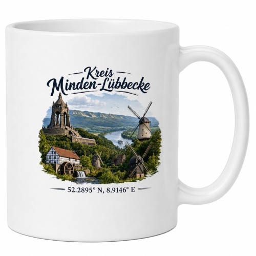Tasse »Kreis Minden-Lübbecke«