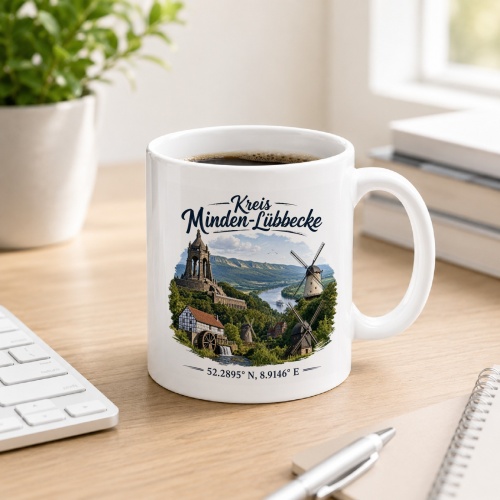 Tasse »Kreis Minden-Lübbecke«