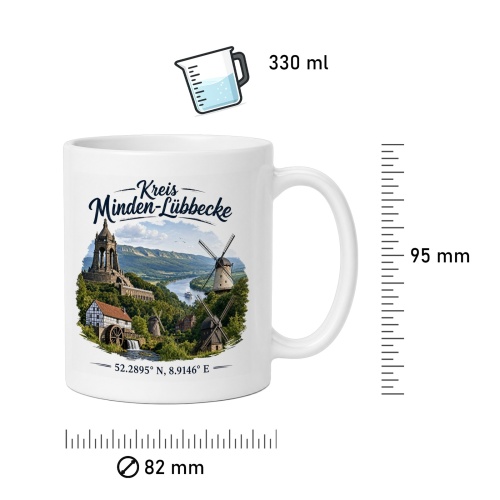 Tasse »Kreis Minden-Lübbecke«