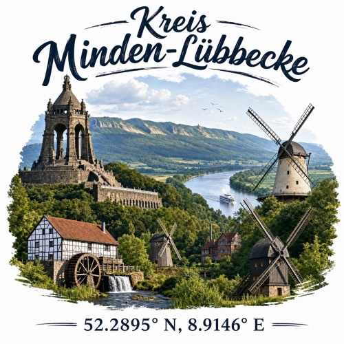 Tasse »Kreis Minden-Lübbecke«