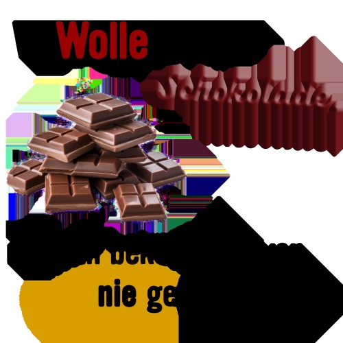 Tasse »Wolle ist wie Schokolade«
