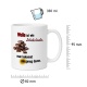 Tasse »Wolle ist wie Schokolade«