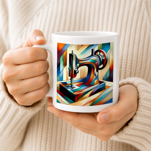 Tasse »Die Kunst des Nähens - Abstrakte Kunst«