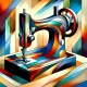 Tasse »Die Kunst des Nähens - Abstrakte Kunst«