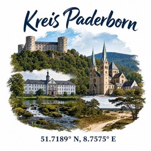 Tasse »Kreis Paderborn«