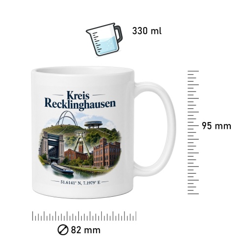Tasse »Kreis Recklinghausen«