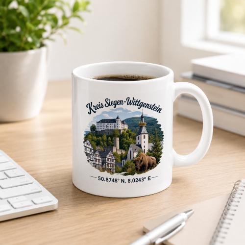 Tasse »Kreis Siegen-Wittgenstein«