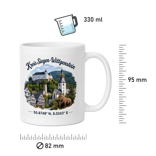 Tasse »Kreis Siegen-Wittgenstein«