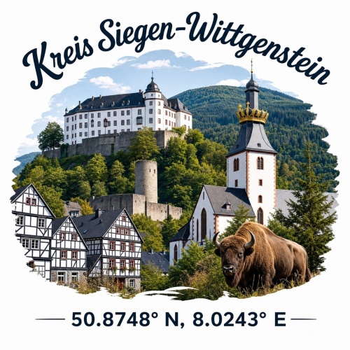 Tasse »Kreis Siegen-Wittgenstein«