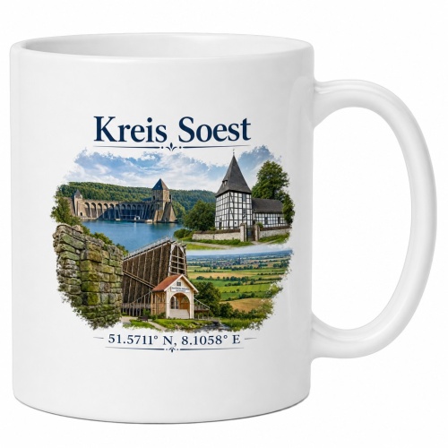 Tasse »Kreis Soest –...