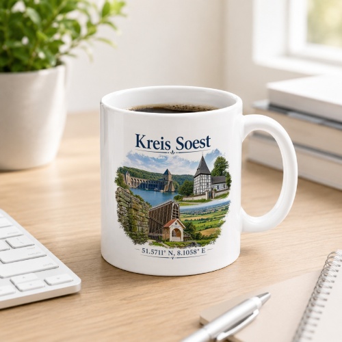 Tasse »Kreis Soest –...