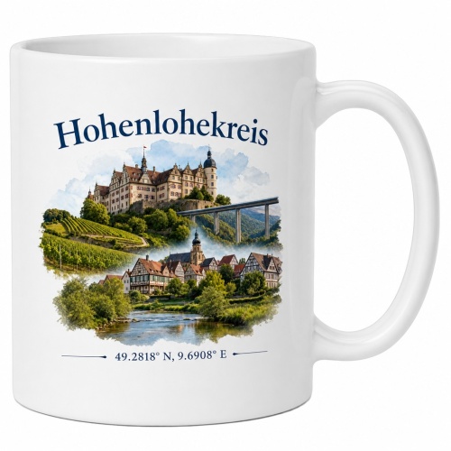 Tasse »Hohenlohekreis«