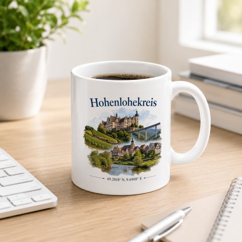 Tasse »Hohenlohekreis«