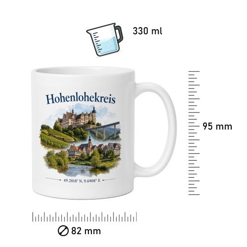 Tasse »Hohenlohekreis«