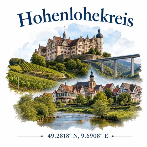 Tasse »Hohenlohekreis«