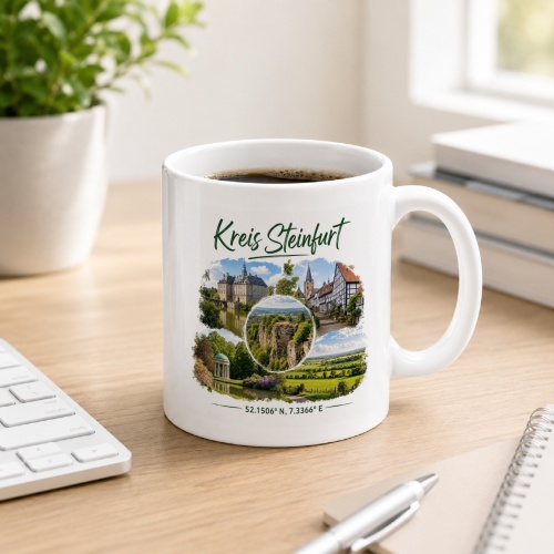 Tasse »Kreis Steinfurt«