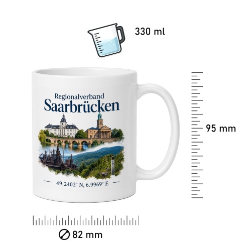 Tasse »Regionalverband Saarbrücken«