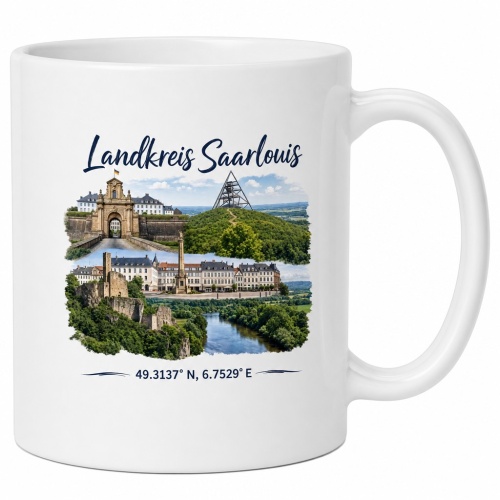 Tasse »Landkreis Saarlouis...