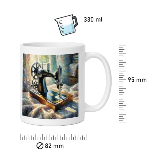 Tasse »Die Kunst des Nähens - Impressionismus«