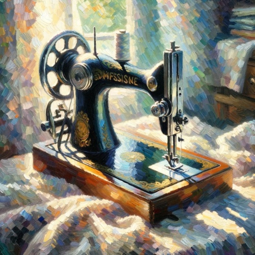 Tasse »Die Kunst des Nähens - Impressionismus«
