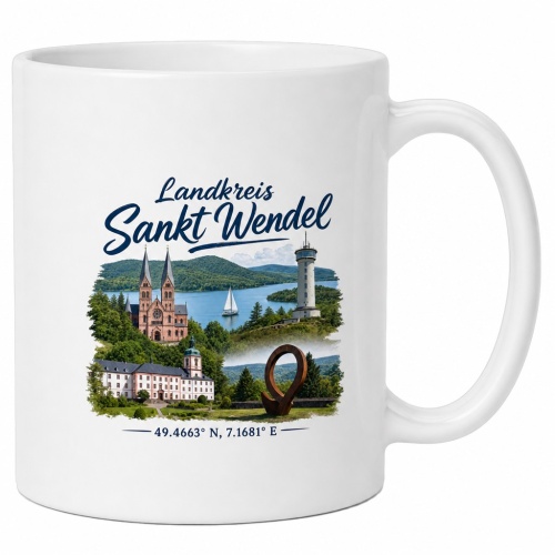 Tasse »Landkreis Sankt Wendel«
