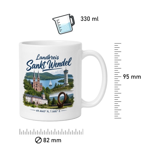 Tasse »Landkreis Sankt Wendel«