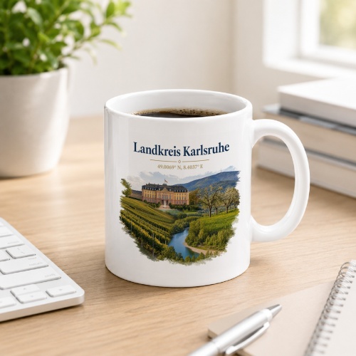 Tasse »Landkreis Karlsruhe«