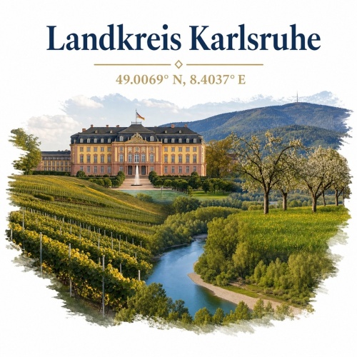 Tasse »Landkreis Karlsruhe«