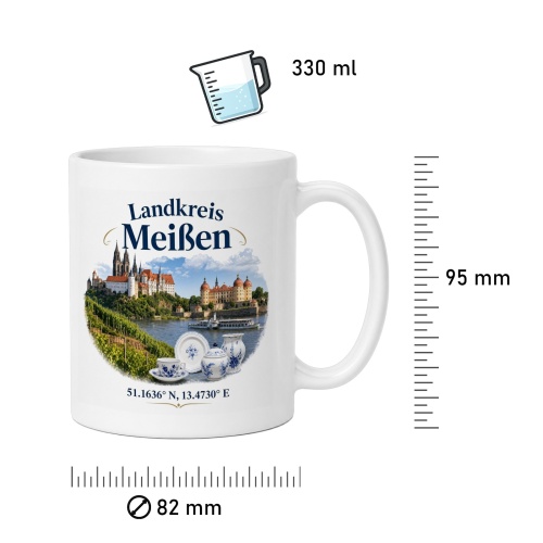Tasse »Landkreis Meißen«