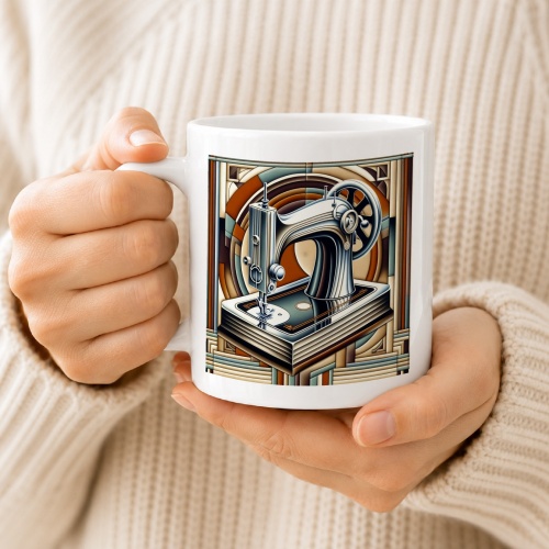 Tasse »Die Kunst des Nähens - Art Déco«