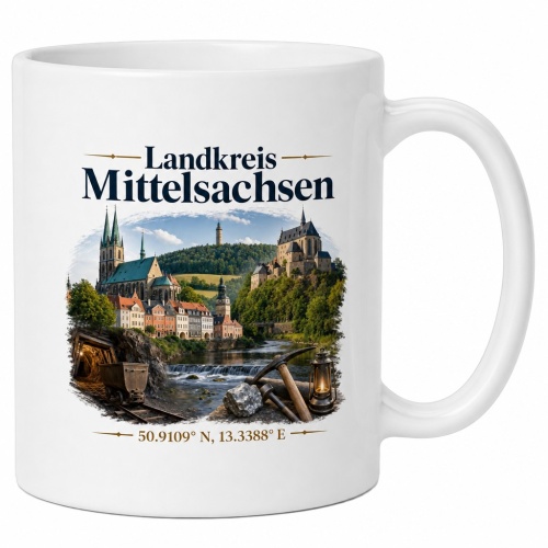 Tasse »Landkreis Mittelsachsen«