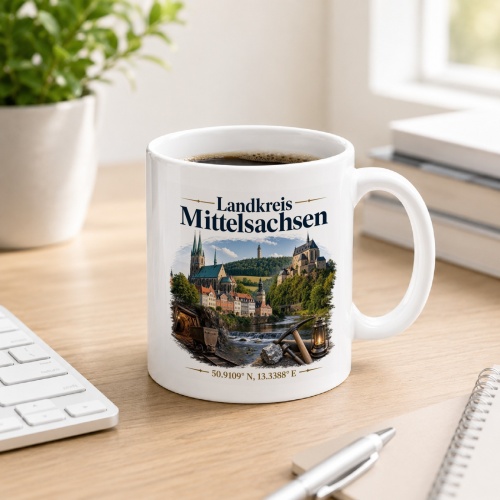Tasse »Landkreis Mittelsachsen«