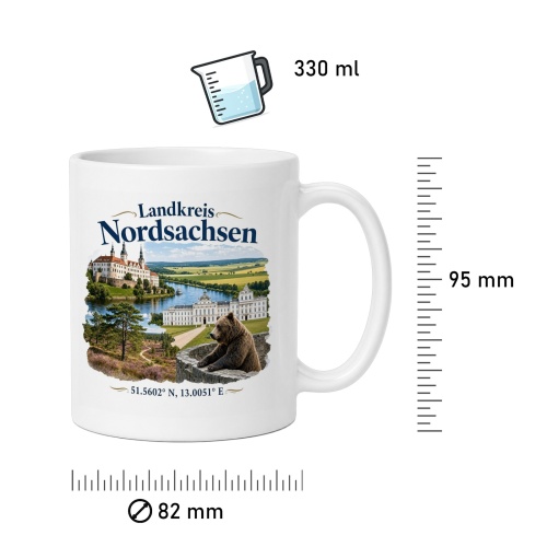 Tasse »Landkreis Nordsachsen«