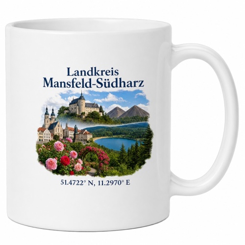 Tasse »Landkreis Mansfeld-Südharz«
