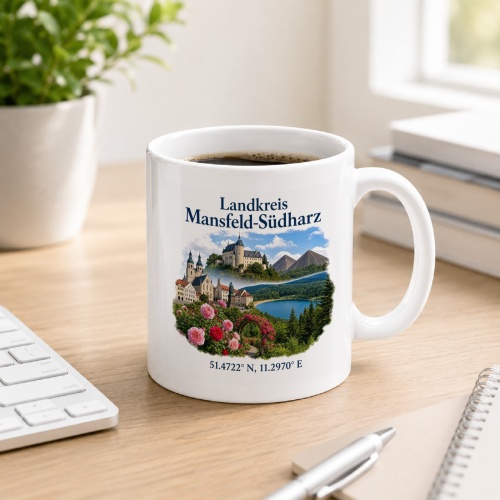 Tasse »Landkreis Mansfeld-Südharz«