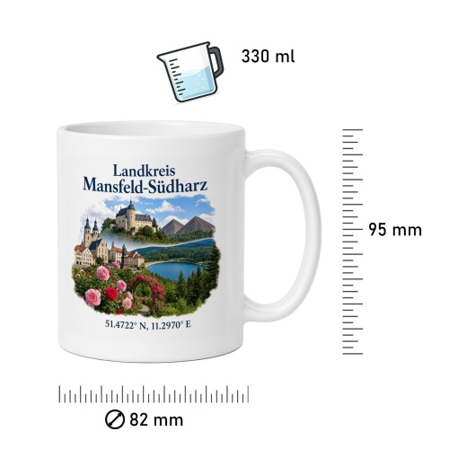 Tasse »Landkreis Mansfeld-Südharz«