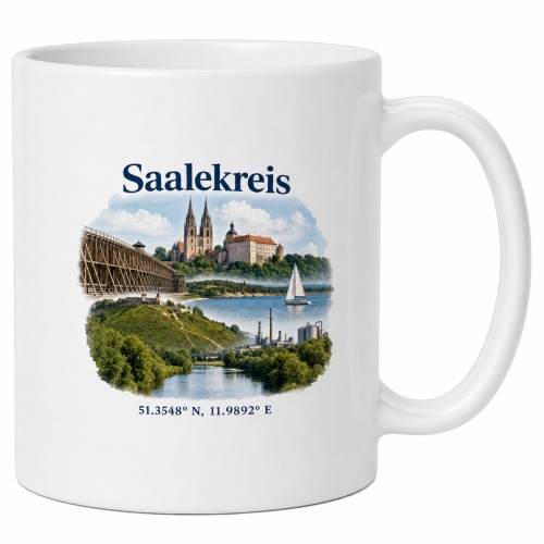 Tasse »Saalekreis«